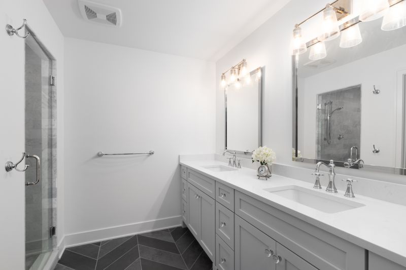 Contemporary Bathroom with Double Vanity